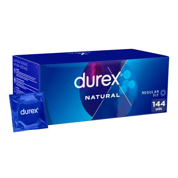 Préservatifs Durex Natural, pour le confort et la sécurité, 144 préservatifs