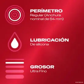 Préservatifs Durex Super Thin Total Contact 6 unités