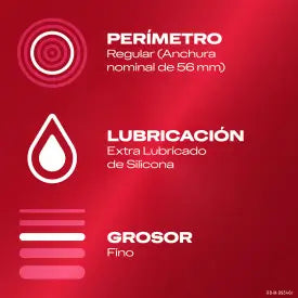 Durex Préservatifs Sensitive Soft, fins pour la sensibilité, 3 Préservatifs
