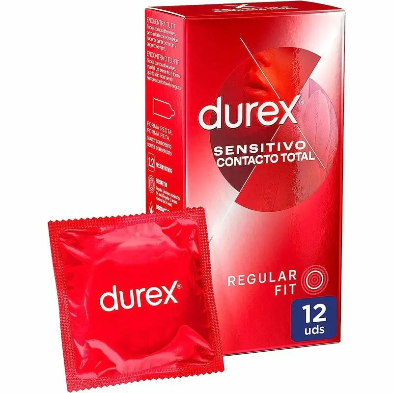 Durex Super Thin Condoms Total Contact 12 units