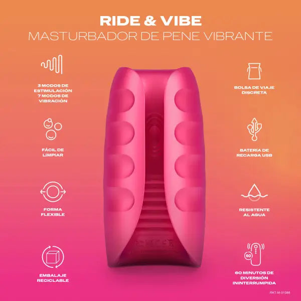 Masturbateur de pénis Durex Ride & Vibe