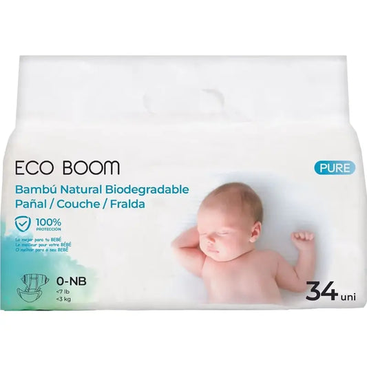 Couche Eco Boom Pure Bamboo Nb 0, 34 unités