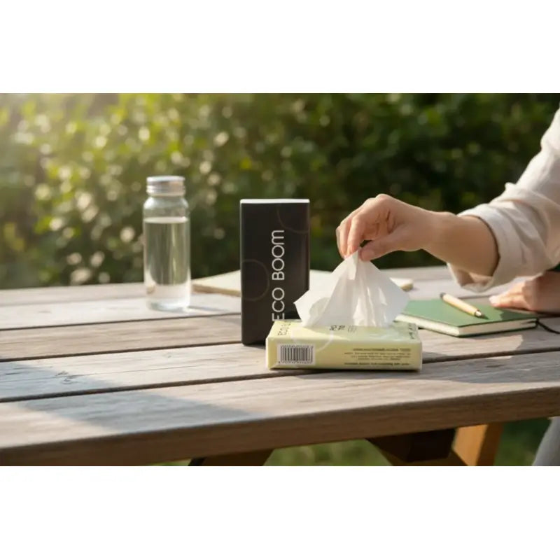 Eco Boom : mouchoirs en bambou 100 % naturel