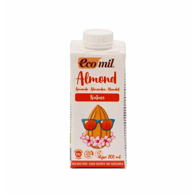 Ecomil Amande Nature Bio 200 ml, 200 ml