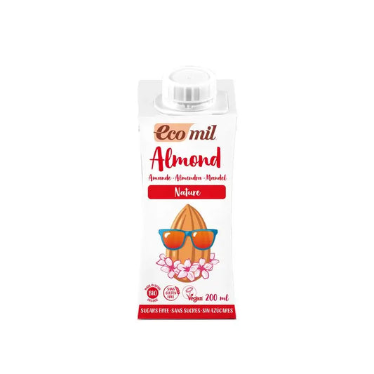 Ecomil Amande Nature Bio 200 ml, 200 ml