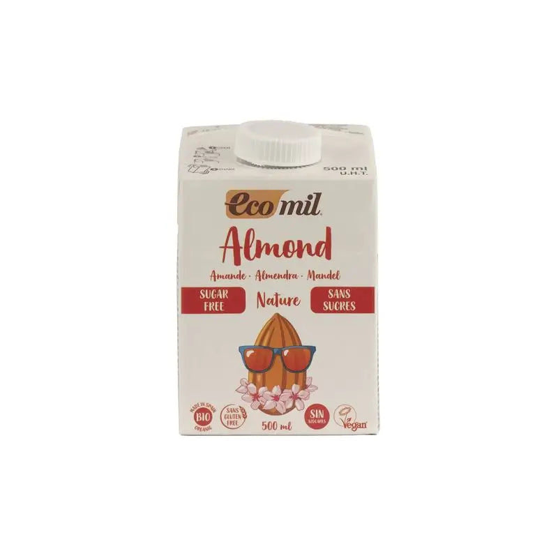Ecomil Amande Nature Bio 500 Ml, 500 ml