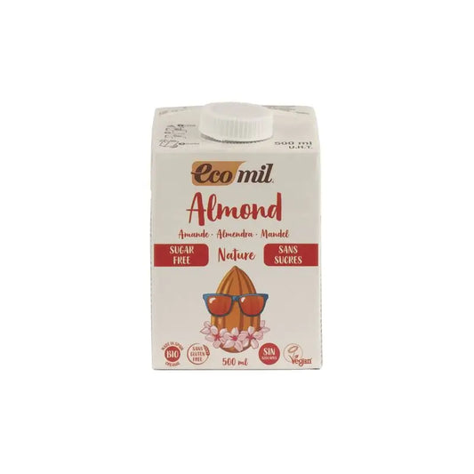 Ecomil Amande Nature Bio 500 Ml, 500 ml