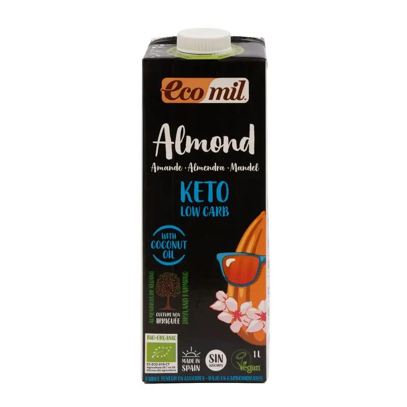 Ecomil Amande Nature Keto Bio, 1L x 6 pcs.