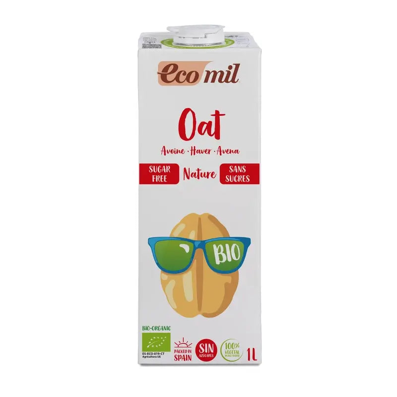 Ecomil Avoine Nature Sans Sucre Bio , 1 l