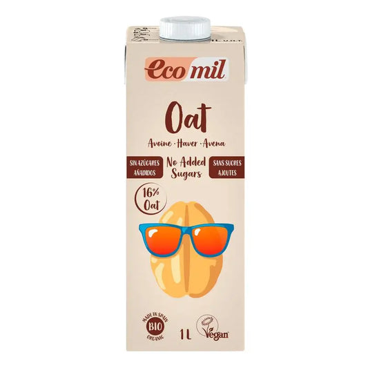 Ecomil Avoine Sans Sucre Ajouté Bio, 1 l