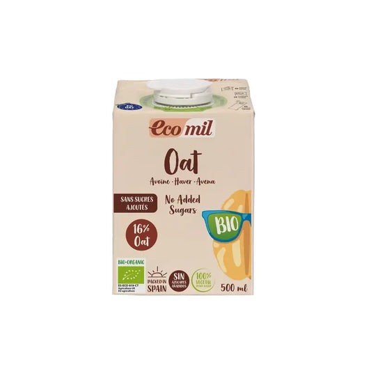 Ecomil Avoine Sans Sucre Ajouté Bio , 500 ml