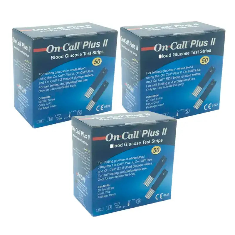 Edda Pharma On Call Plus II Test Strips, Pack 3 x 50 pcs.