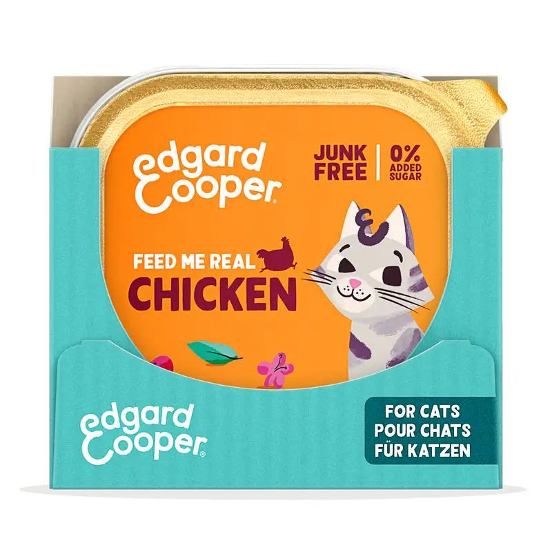 Edgard & Cooper Adult Wet Cat Food 16x85g Free Range Chicken (poulet d'élevage en liberté)