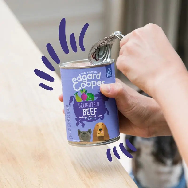 Edgard & Cooper nourriture humide pour chien 6x400g boeuf et veau