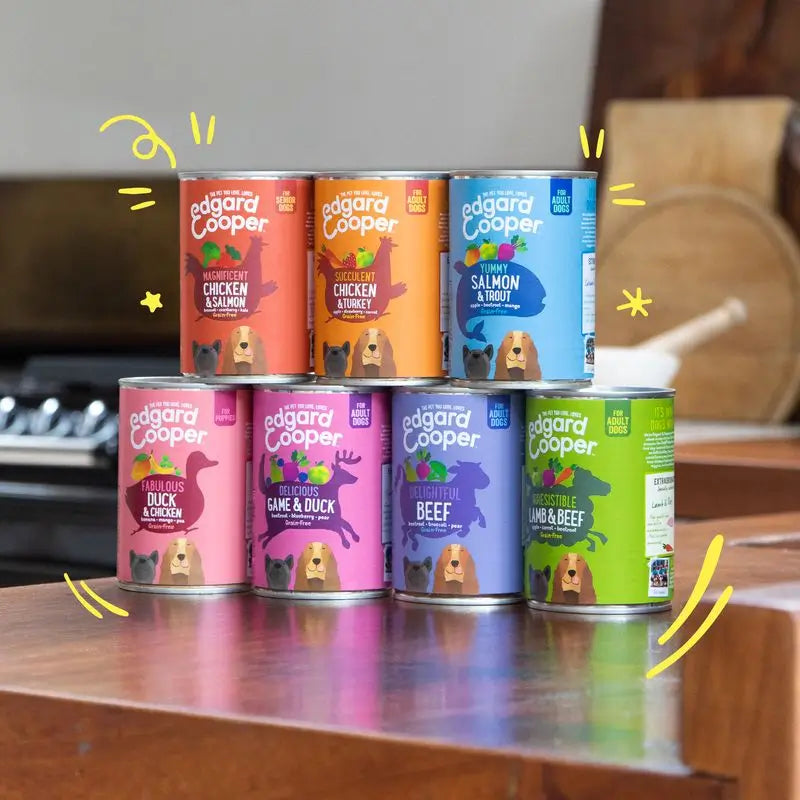 Edgard & Cooper nourriture humide pour chien 6x400g Poulet & Saumon