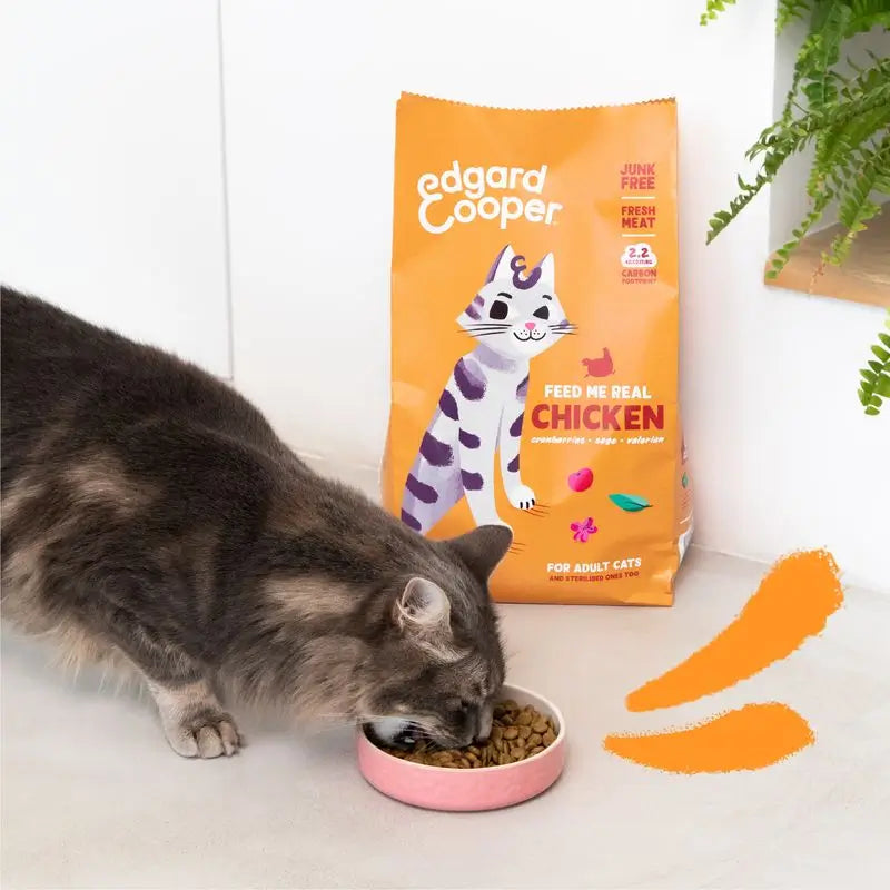 Edgard & Cooper Adult Cat Food 325g Chicken Fresh From The Farmyard (Poulet frais de la ferme)