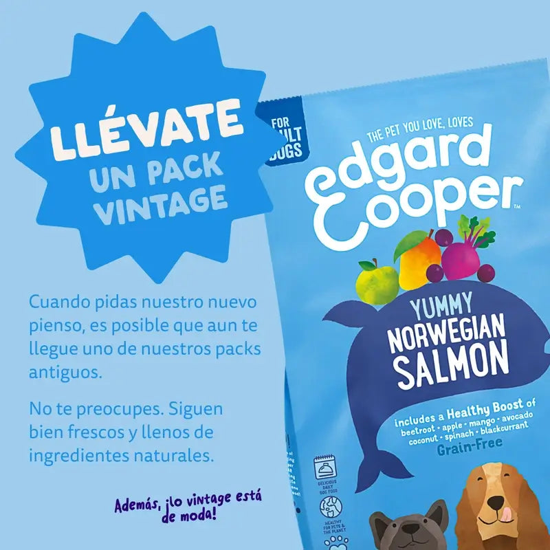 Croquettes pour chien Edgard & Cooper 2.5kg Saumon Norvégien