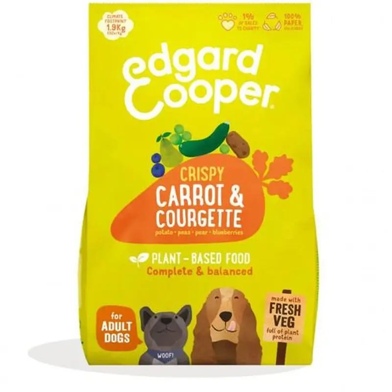 Edgard & Cooper Croquettes pour chiens adultes de taille moyenne à base de carottes et de courgettes, 7 kg