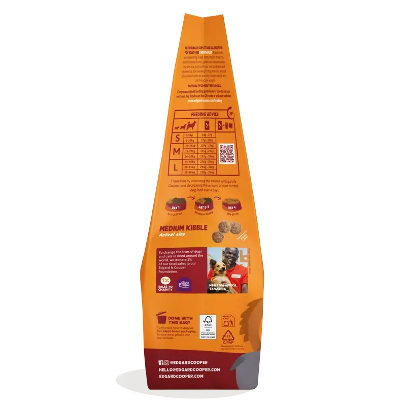 Edgard & Cooper Medium Adult Dog Food With Fresh Chicken , 7 kg