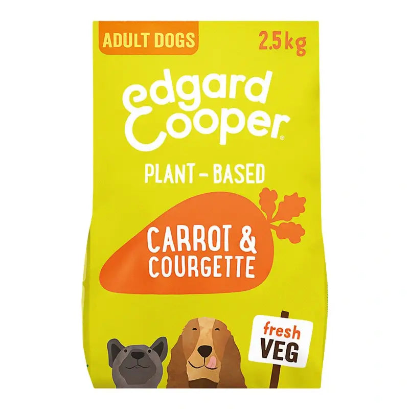 Edgard & Cooper Croquettes pour chiens adultes de taille moyenne à base de carottes et de courgettes, 2,5 kg
