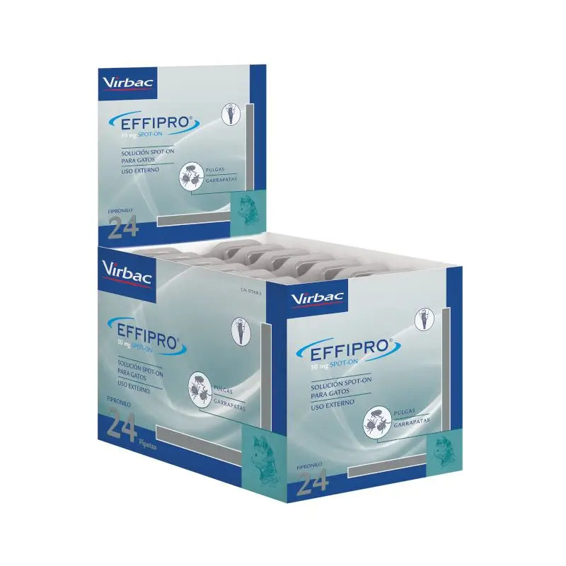 Effipro 50 Mg Spot-On Chats, 24 Pipettes