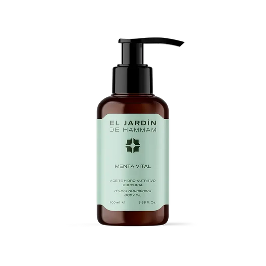 Le Jardin du Hammam Huile corporelle hydro-nourrissante à la menthe vitale, 100 ml