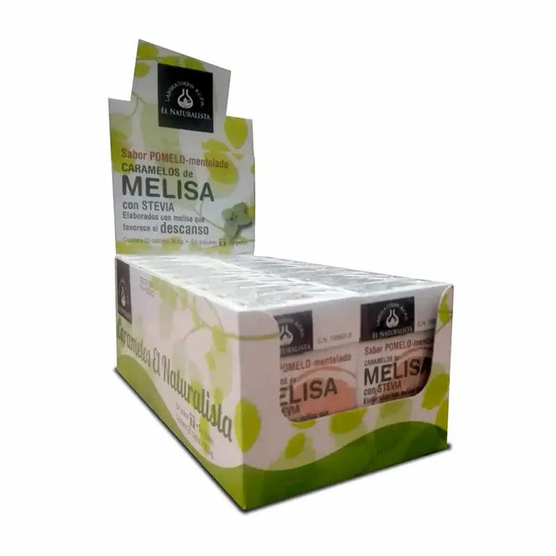 El Naturalista Lemon Balm/Stevia Candies, 20 Boxes