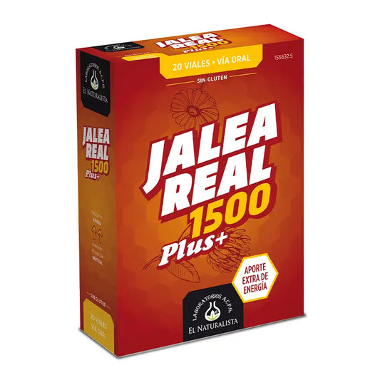 El Naturalista Royal Jelly 1500 Plus + 20 Vials