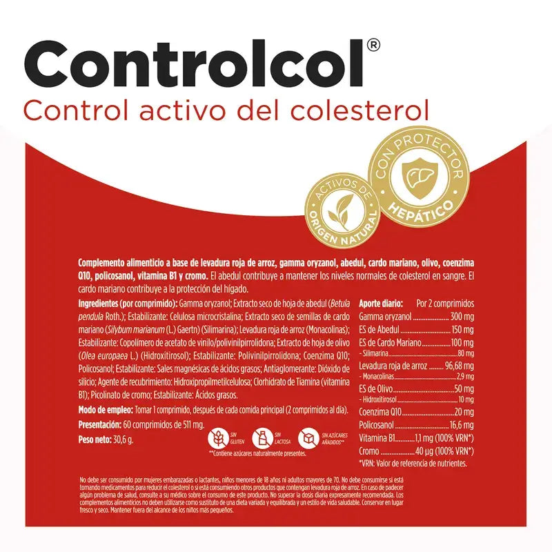 Eladiet Controlcol, 60 comprimés