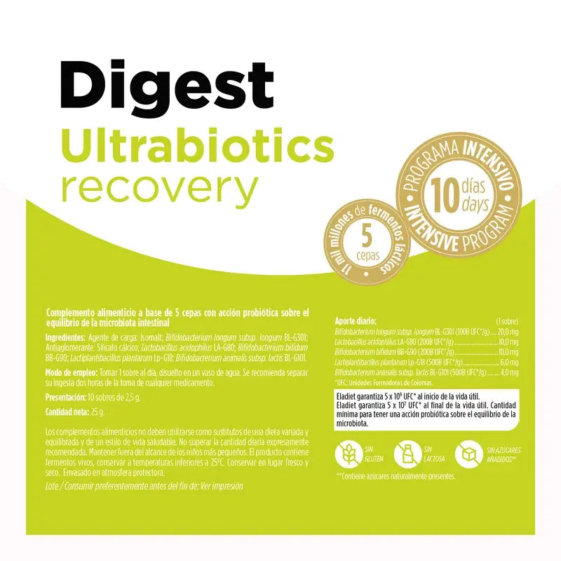 Eladiet Digest UltraBiotics Récupération