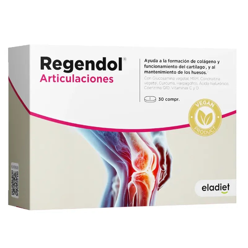 Eladiet Regen & Dol Amp Vegan, 30 comprimés