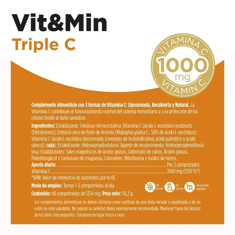 Eladiet Triple C Vit. C Liposomada 40 comprimés