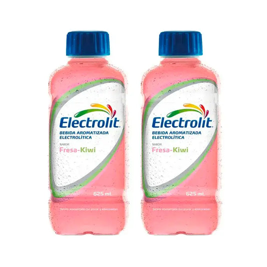 Boisson électrolytique Electrolit Fraise-Kiwi, paquet de 2 x 625 ml