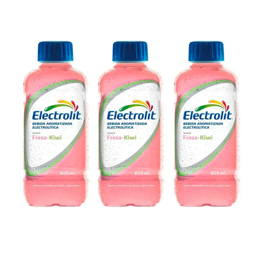 Boisson électrolytique Electrolit Fraise-Kiwi, paquet de 3 x 625 ml