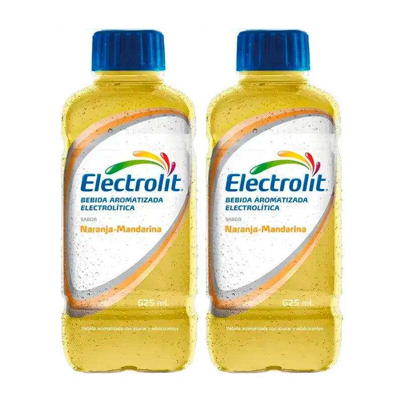 Boisson électrolytique Electrolit Orange-Tangerine, paquet de 2 x 625 ml