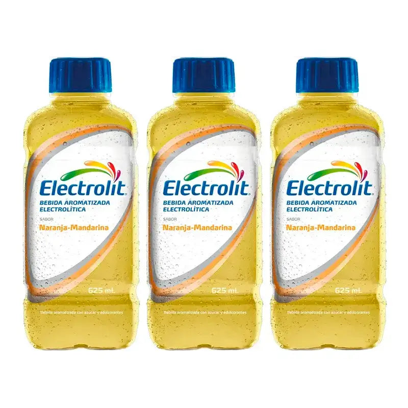 Boisson électrolytique Electrolit Orange-Tangerine, paquet de 3 x 625 ml