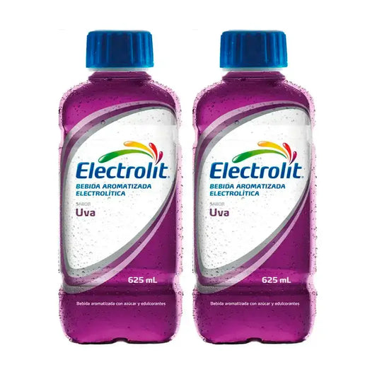 Boisson électrolytique Electrolit au raisin, paquet de 2 x 625 ml