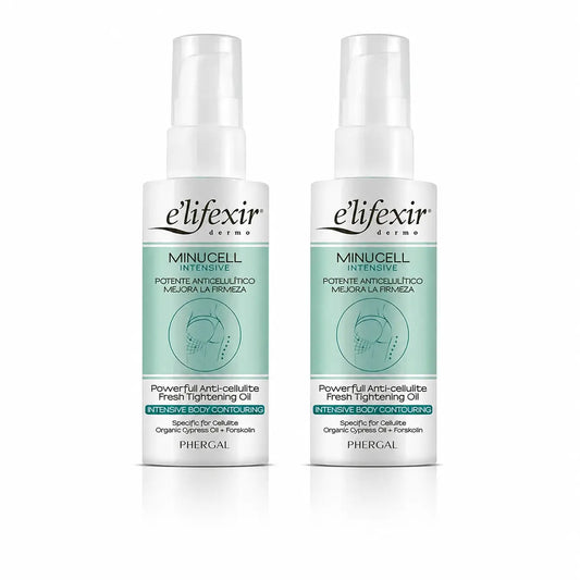 Elifexir Minucell Intensive Anti-Cellulite Huile Minceur et Raffermissante 100Ml, pack 2