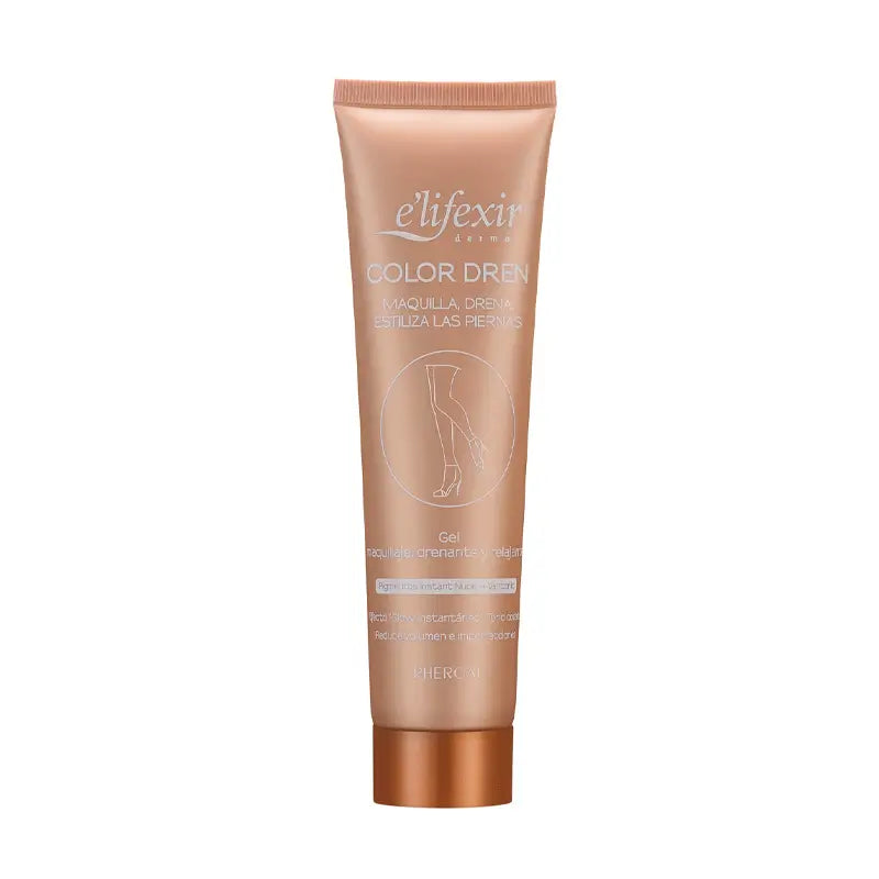 Elifexir Color Drain Drainage Maquillage Crème jambes Styling 150Ml