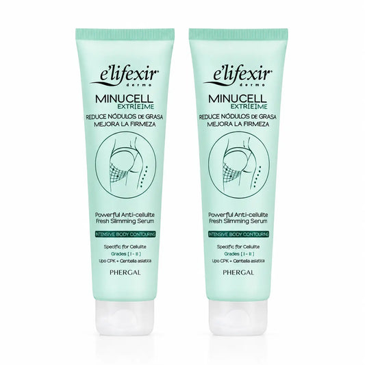 Elifexir Minucell Sérum amincissant et raffermissant intensif anti-cellulite 150 ml, pack 2