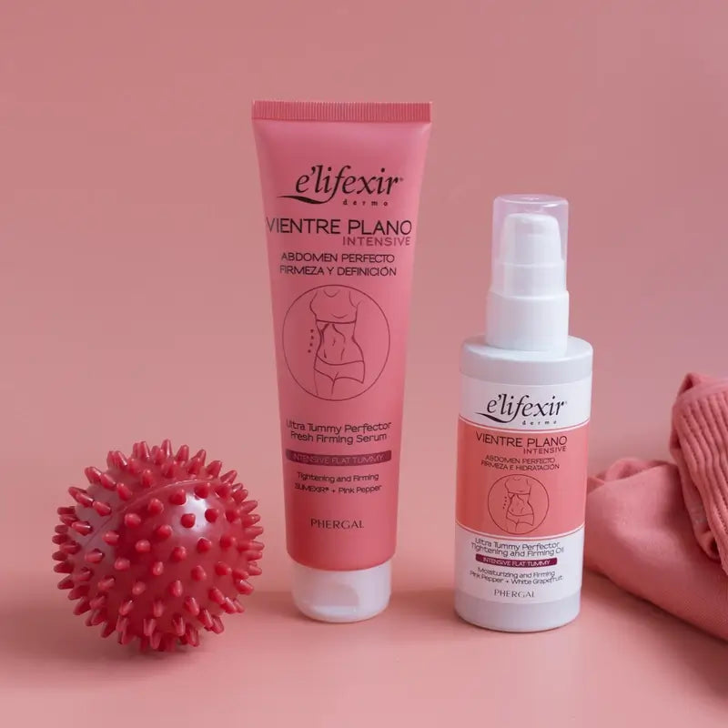 Elifexir Sérum Ventre Plat Réducteur Intensif Abdomen Raffermissant Brûleur de Graisse 150Ml