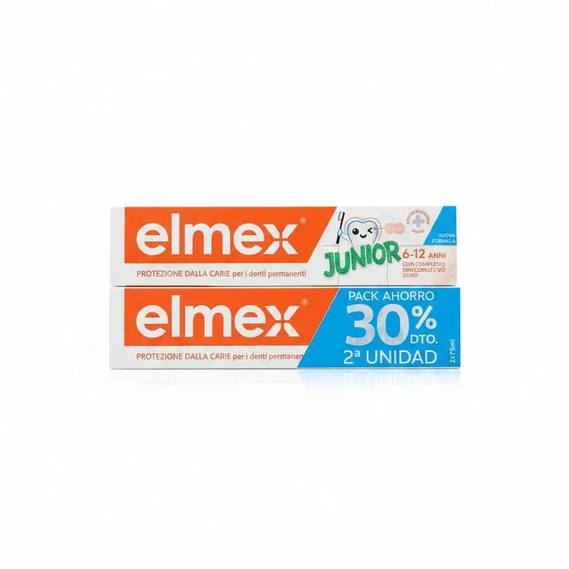 Elmex Junior - Pack de dentifrices, 2 x 75 ml