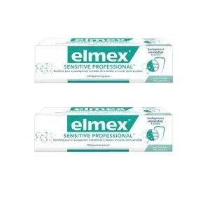 Elmex Sensibilité - Dentifrice, lot de 2 x 75 ml
