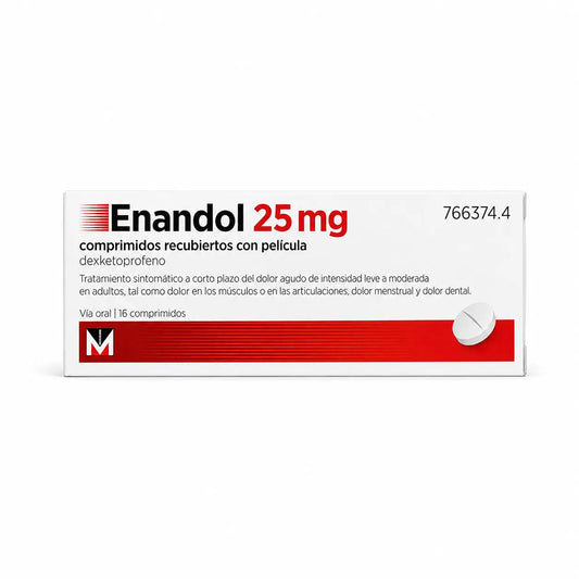 Enandol 25 mg, 16 comprimés