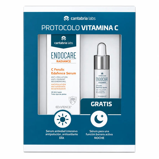 Pack Radiance C Ferulic Edafence Serum 30 Ml + Hyalubost Age Barrier serum 15 M