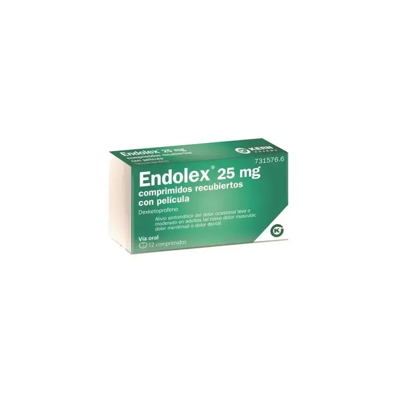 Endolex 25 mg, 12 Comprimés