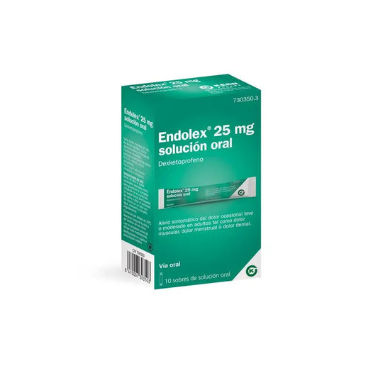 Endolex 25 mg Solution buvable 10 Sachets