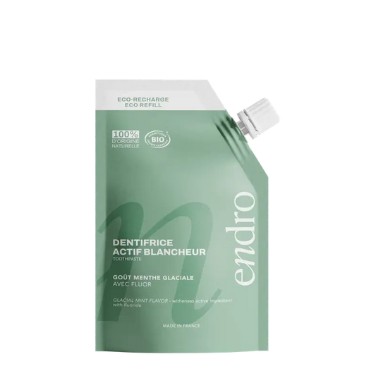 Endro Recharge de dentifrice blanchissant à la menthe, 350 ml