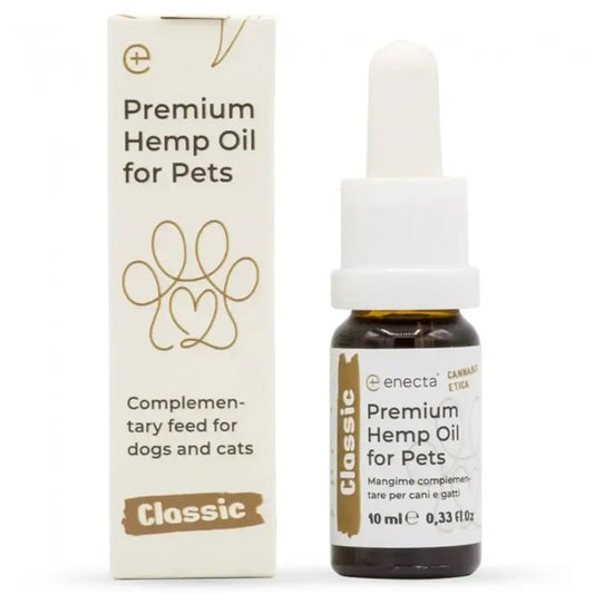 Enecta Huile de Chanvre pour Animaux 500 Mg , 10 ml