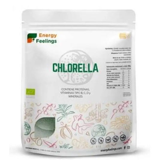 Energy Feelings Chlorella Powder 1Kg. Eco Vegan Sg